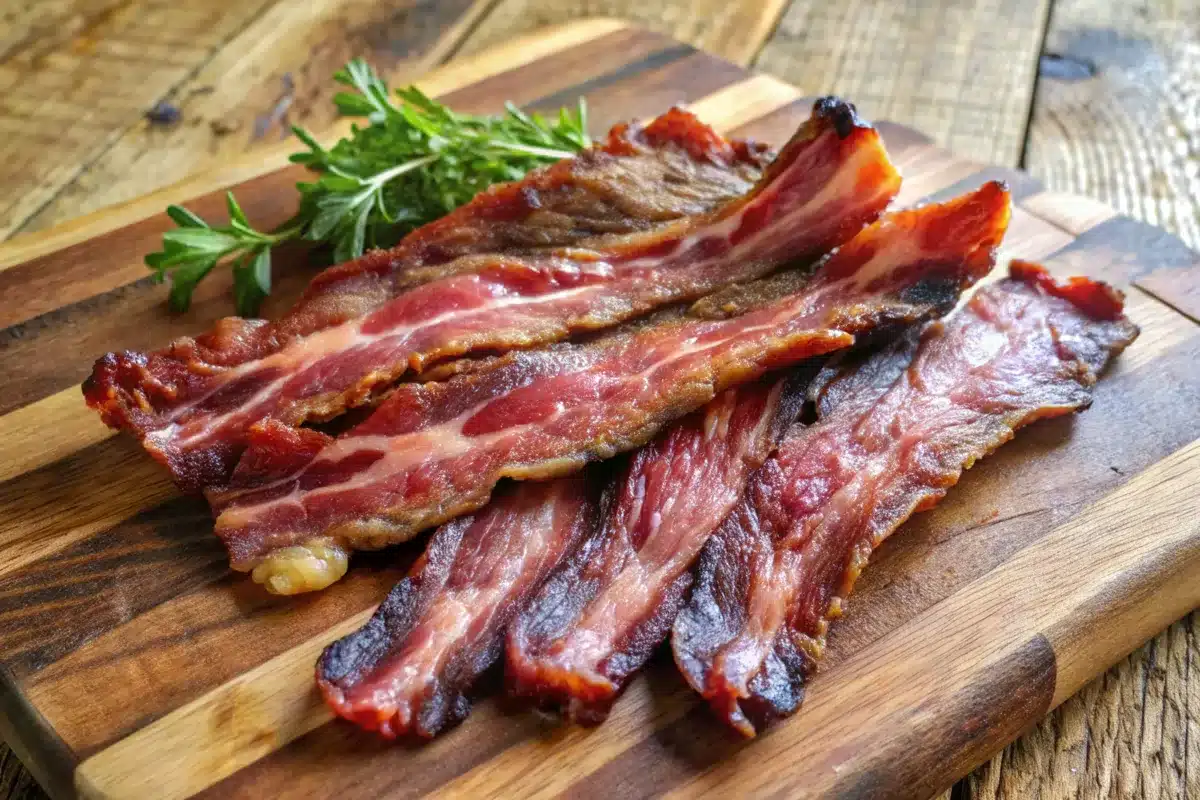 Beef bacon