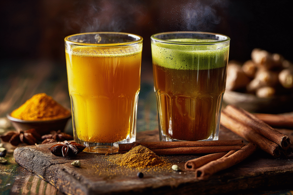 Natural Mounjaro recipe variations with turmeric and cinnamon