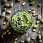Homemade pistachio butter recipe card